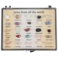 thumbnail image 1 of 1 Box Crystal Stone Ornament Mineral Stones Rough Rock Irregular Stones Decoration, 1 of 8