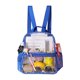 thumbnail image 2 of Mochila transparente de PVC para mujer, mochilas transparentes de viaje informal para Fitness (azul) Ndcxsfigh Para Estrenar, 2 of 7