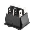 thumbnail image 4 of Interruptor de palanca Uxcell 6 pines 250V/16A 125V/20A para barco, coche, marino, plástico negro 1 pieza, 4 of 4