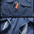 thumbnail image 4 of gbyLJF Men's Short Sleeve Shirts Military Work Fishing Shirts Button Down Breathable Outdoor Hiking Tops, 4 of 9