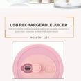 thumbnail image 3 of 270mL Portable Juicer Electric Mixer Cup USB Rechargeable Mini Smoothie Blender Shakes Handheld Fruit Vegetable Machine Milkshake Juicer Cup for Outdoor Travel Office Home Baby Food Personal Used, 3 of 8