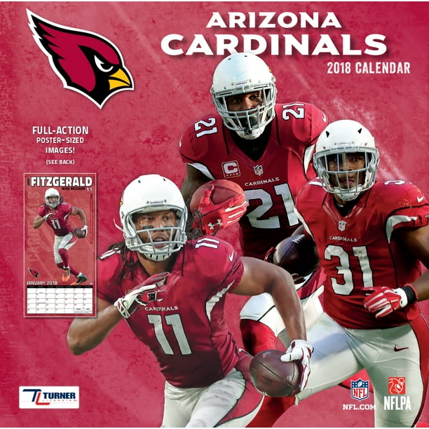 TURNER SPORTS ARIZONA CARDINALS 2018 12X12 TEAM WALL CALENDAR - Walmart