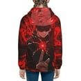 thumbnail image 5 of Jujutsu Kaisen Satoru Gojo Kids' Hoodie 3d Print Sweatshirt Soft Pullover Hooded With Big Pockets For Boys Or Girls Small, 5 of 7