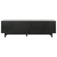thumbnail image 2 of TV Stand With Arch Cabinets For TVs Up To 78'' Practical Media Console With Adjustable Shelves Wood Legs, 2 of 9