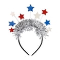 thumbnail image 4 of Patriotic Headband for 4th of July - Independence Day Hair Accessories with Themed Design, Holiday Party Favors and Supplies for Memorial Day and Patriotic Celebrations, I, 8.66 Inch, 3 PCS, 4 of 7