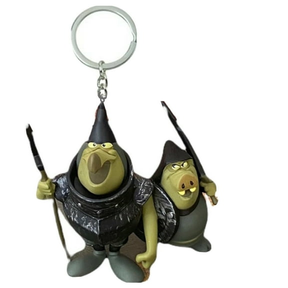 Sleeping Beauty Goons Guards Key Ring Keychain Ornament PVC Figure Maleficent 3”