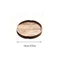 thumbnail image 2 of Anckoeil Round Wooden Serving Tray, Small Snack Fruit Platter for Coffee Table Living Room Entryway, 2 of 5