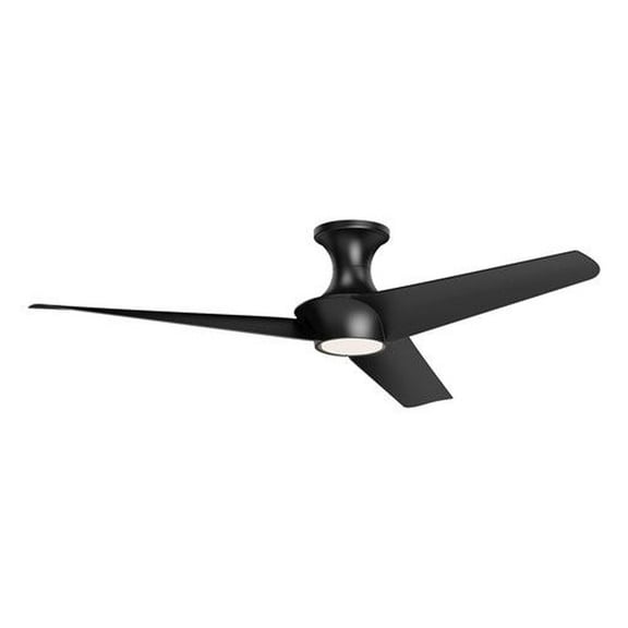 ALORA MOOD Emiko 56" 3-Blade 6-Speed Ceiling Fan with LED Light Matte Black