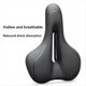 thumbnail image 5 of Cojín para Asiento de Bicicleta, Suave, de Alta Elasticidad, Transpirable, Antideslizante, Accesorio de Ciclismo, Línea ., 5 of 5