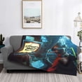thumbnail image 2 of Rateoe Underwater Office Diver Pattern Flannel Throw Blanket, Ultra-soft Blanket for Bed, Couch, Car, Hypoallergenic Anti-pilling blanket-50"x40"(Horizontal), 2 of 6