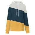 thumbnail image 4 of Today kttectoa Womens Tops Long Sleeve Hooded Hoodie Sweatshirts Color Block Graphic Hoodies Hoodies with Pockets Oversized Hoodie Fall Fashion Womens Fall Fashion 2024, 4 of 5