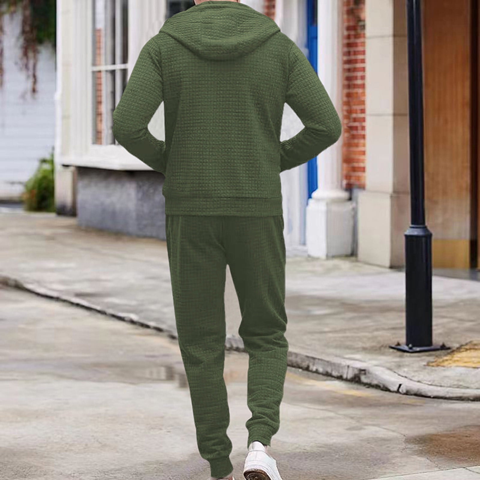 Survetement Homme Ensemble Sweatshirt 2 Pièces Sports