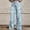 002 Light Blue, variant on Women's High Waisted Wide Leg Jeans, Boho Floral Print Denim Pants with Pockets, Casual Loose Fit Palazzo Jeans