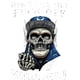 thumbnail image 2 of edgy attitude T-shirt “Don't Like Me? off Problem Solved” Skull Graphic Printed Pattern T-shirt, 2 of 7