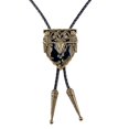 thumbnail image 1 of Hombres Vintage Western Cowboy Cow Bolo Ties Rodeo Dance Bola Tie  Regalo Negro Hugo Lazo de Bolo del vintage, 1 of 7