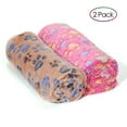 thumbnail image 2 of LUXMO 2 Pack Pet Blanket for Dog Cat, Soft Warm Puppy Cushion Bed Mat Pad Cover, 2 of 5