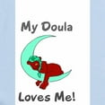 thumbnail image 2 of CafePress - My Doula Loves Me! Infant Creeper - Baby Light Bodysuit, Size Newborn - 24 Months, 2 of 4
