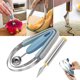 thumbnail image 2 of Cuchara para melón de acero inoxidable, cuchillo para tallar frutas, pelador de frutas multifuncional, herramientas reutilizables, para tallado creativo de frutas, cuchillos y utensilios de, 2 of 7