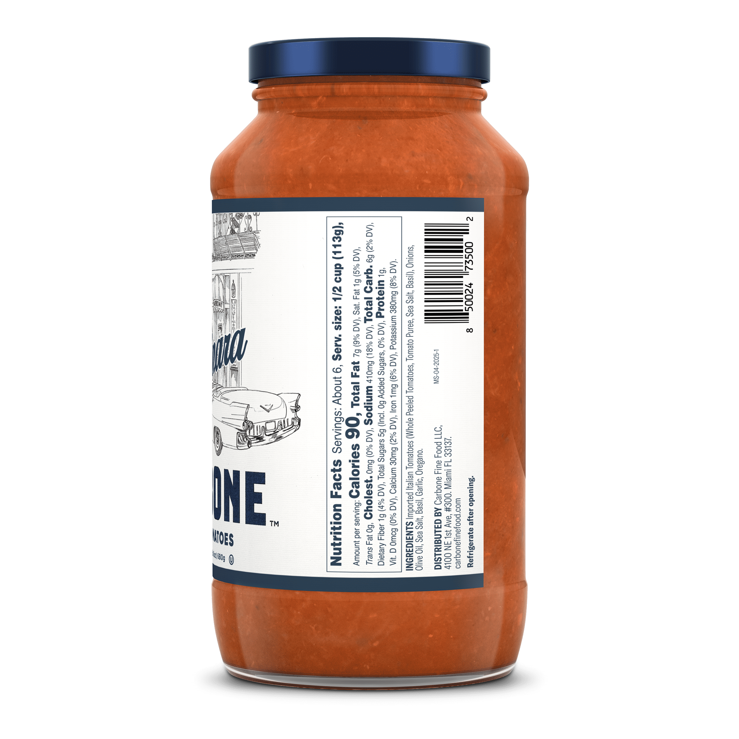 Carbone Fine Foods Marinara Sauce, 24 oz