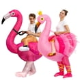 thumbnail image 2 of Disfraces de Cosplay de flamenco para adultos, Disfraz de fiesta de Halloween para hombre y mujer, Disfraz de Mascota de Anime divertido, regalos de cumpleaños xuanjing  unisex, 2 of 2