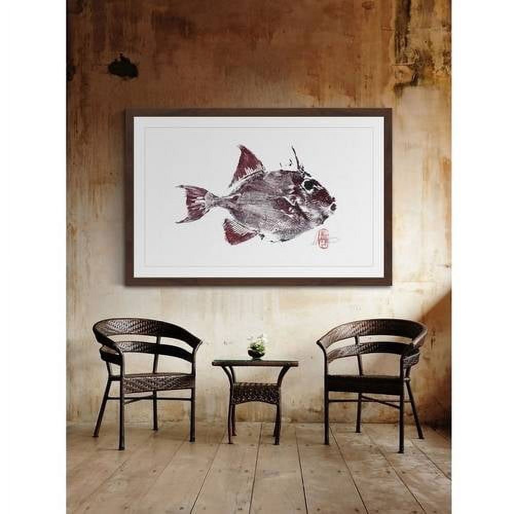 "Red Is Me" Framed Painting Print
