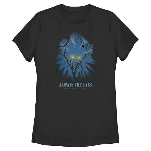 Womens It: Welcome to Derry Pennywise Always the Eyes T Shirt