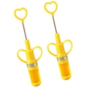 Jujube Pitter 6 Pcs Fruit Core Removing Tool Cherry Remover Handheld Portable Kitchen Tools Stainless Steel Pp