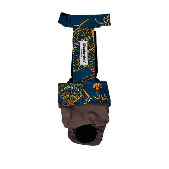 Barkertime Carnival Threads Dog Diaper Overall