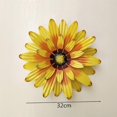 thumbnail image 2 of Pared De Flores De Metal, Decoración De Arte De Pared, Decoración De Girasol Colgante 3D Para Dormitorio, Sala De Estar, Oficina, Decoración Del Hogar Eigraketly HA044079-02, 2 of 6