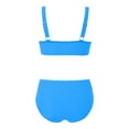 thumbnail image 5 of XIYON Bikini Sets For Women V Neck High Waisted Swimsuits Two Piece Bathing Suit Beach Vacation Clothes, 5 of 5