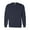 Navy 1 Pack, variant on Unisex DryBlend Crewneck Sweatshirt, Long Sleeves Fleece Pullover 50/50 Cotton/Polyester Winter Sweater (Sprot Grey 1 Pack, L)