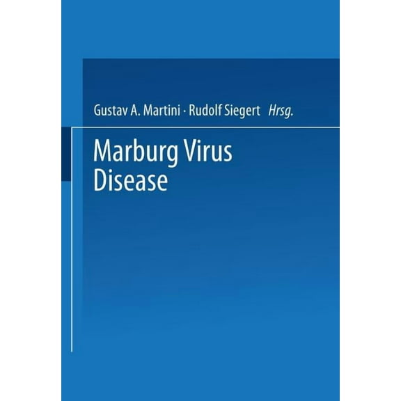 Marburg Virus Disease, (Paperback)