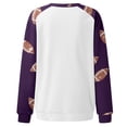 thumbnail image 4 of Kcodviy Ensemble Décontracté en Polaire pour Femmes et Short Taille Deux Épais à Capuche Imprimé Rouge Chandails en Molleton à Capuche Confortables Manches Longues Old School T-Shirts à Manches Longues, 4 of 4