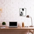 thumbnail image 2 of Stupell Industries Watercolor Panda Beer Face Abstract Black White Animal Framed Wall Art Design by Brandon Wong, 11" x 14", Black Framed, 2 of 8