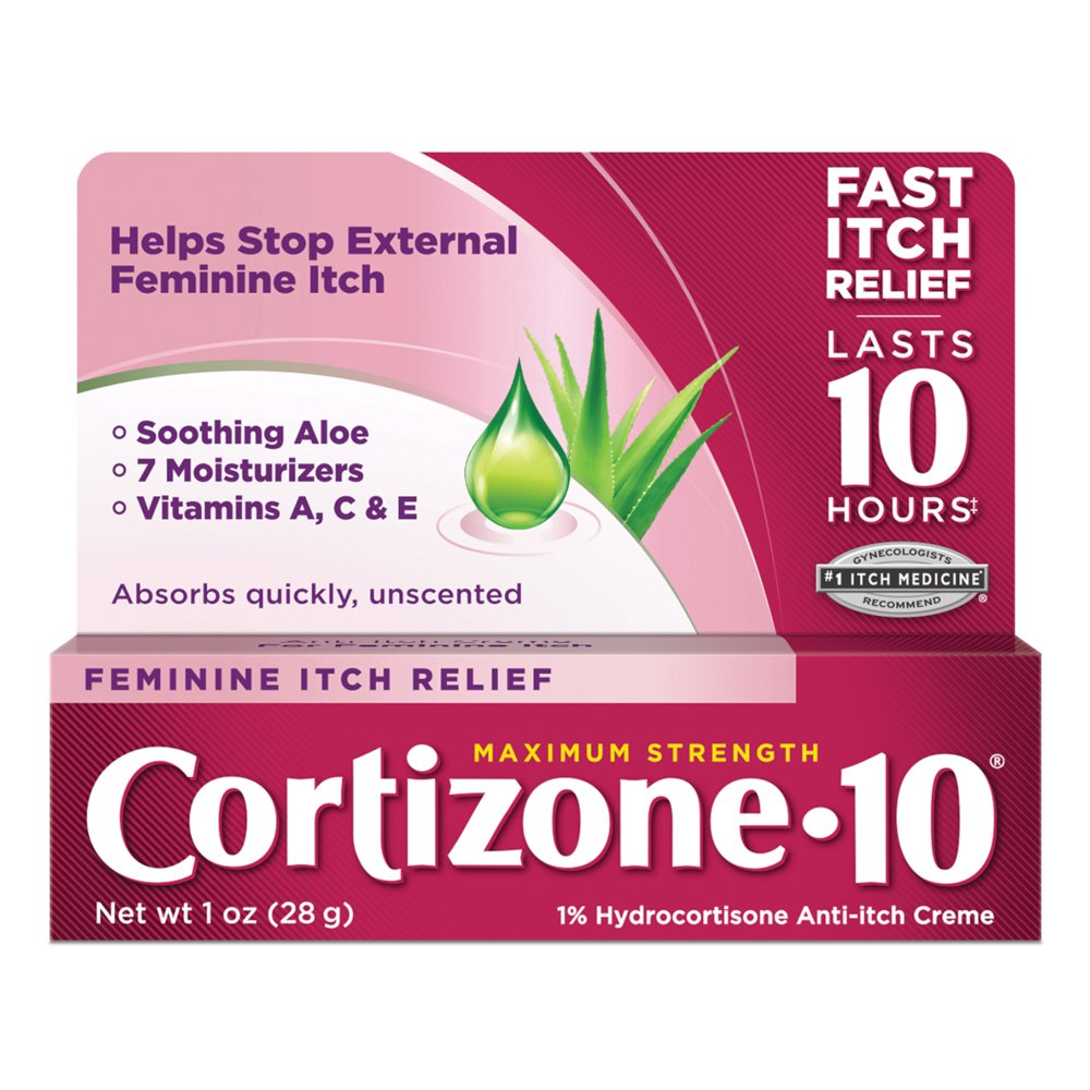 Cortizone 10 Feminine Relief AntiItch Hydrocortisone Creme Intensive, 1 Oz