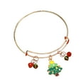 thumbnail image 2 of Ganfancp Pulsera de Navidad Ajustable Mujeres Pulsera de Navidad Holiday Atmosphered Dress Up Christmas Snowman Old Man Tree Hand Ornaments Bracelet Artículos En Liquidación 1X Pulsera, 2 of 6