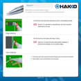 thumbnail image 3 of Punta de soldadura Hakko T15-BLL Serie T15 cónica R0.2 x 15 mm, 3 of 9