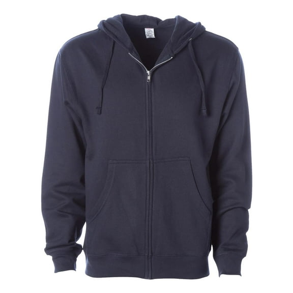 Midweight Full-Zip Hooded Sweatshirt