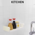 thumbnail image 4 of Estante De Pared Estante Flotante Blanco Estante De Cubo En Forma De U Estantería De Baño Para Pared De Baño Dormitorio Cocina Oficina Eigraketly HA026341-02, 4 of 6