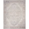 thumbnail image 2 of Nourison Vintage Washables 7'10" x 9'10" Light Blue Vintage Indoor Rug, 2 of 9