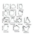 thumbnail image 3 of Virelaxpo Stainless Steel Christmas Cookie Cutters with Santa Claus Shape, Baking Tool for Holiday Treats and DIY, 3 of 6