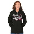 thumbnail image 3 of Freshly Squeezed Breast Cancer Aware Zip Hoodie Sweatshirt Women Brisco Brands S, 3 of 6