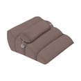 thumbnail image 2 of Almohada de cuña para dormir, almohada de apoyo para las piernas, cojín ergonómico, almohada para juegos, almohada triangular multifunción para leer, Marrón, 2 of 8