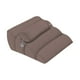 thumbnail image 2 of Almohada de cuña para soporte de espalda, cojín ergonómico, antideslizante, con la parte inferior hacia abajo, almohada triangular para adultos, sofá, Marrón, 2 of 8
