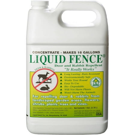 Liquid Fence 70111 1 Gallon cerfs et concentré Repellent Rabbit