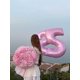 thumbnail image 5 of Globo Número Enyeopd 40" Decoración de Cumpleaños Rosa, 5 of 6