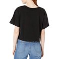 thumbnail image 2 of Champion Life Womens Heritage Crop Tee, L, Black, 2 of 4