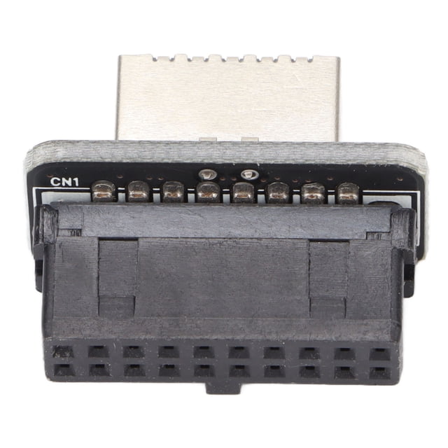 Type-E Converter, 19P/20P Small Size Stable Signal USB Adapter 10Gbps Strong Anti Interference Ability for Computer Motherboard for Extended Data
