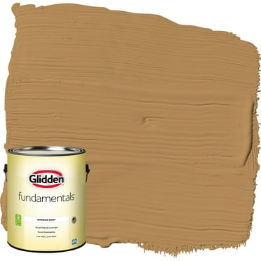 Glidden Fundamentals Interior Paint Allegro / Tan, Flat, 1 Gallon