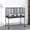 Black, variant on Renwick Rolling Bird Stackable Divided Breeder Cage for Small Birds, White